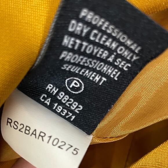 Tibi Silk Brocade Embellished Yellow Sheath Dress, EUC, Size 6, MSRP $495 - Picture 13 of 14